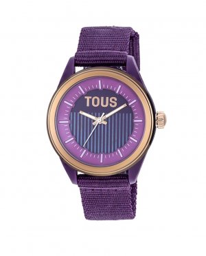 Женские аналоговые часы Vibrant Sun Solar в фиолетовом цвете , фиолетовый Tous