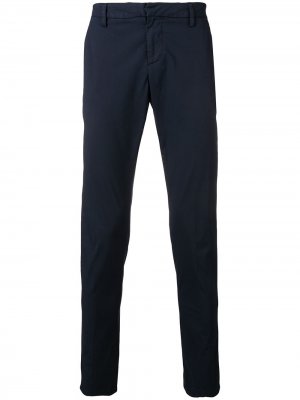 Классические брюки чинос Dondup. Цвет: синий