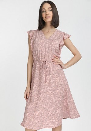 Платье Gloss. Цвет: розовый