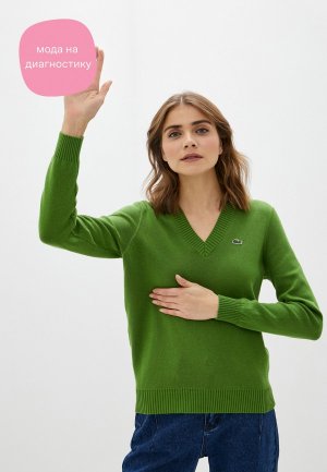 Пуловер Lacoste. Цвет: зеленый