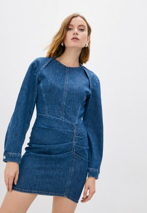 Платье джинсовое Iro. Цвет: синий
