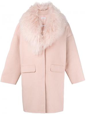 Shawl collar coat P.A.R.O.S.H.. Цвет: розовый