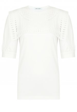 Блуза ALBERTA FERRETTI. Цвет: белый