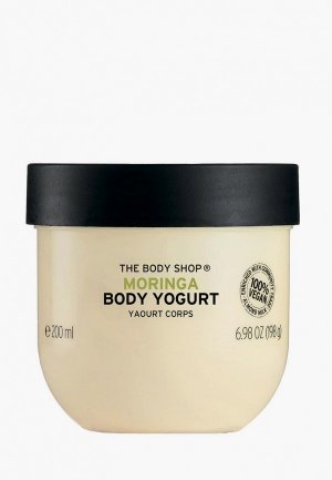 Крем для тела The Body Shop йогурт Моринга, 200 мл. Цвет: бежевый
