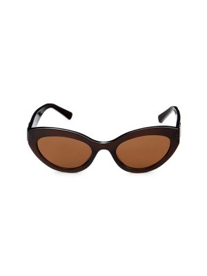 Солнцезащитные очки «кошачий глаз» 54 мм Mcm, коричневый MCM