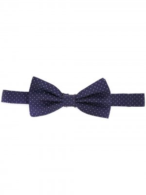 Жаккардовый галстук-бабочка с узором Eredi Chiarini. Цвет: синий