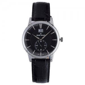 Наручные часы 64005-3NIN, серебряный, черный Claude Bernard