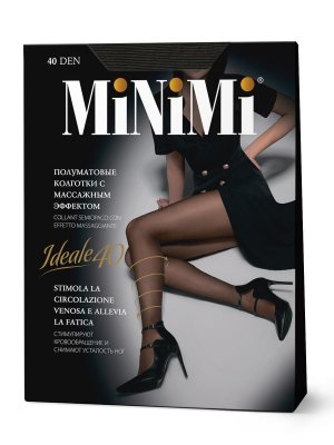 Колготки mini ideale 40 (утяжка по ноге) fumo MINIMI. Цвет: fumo