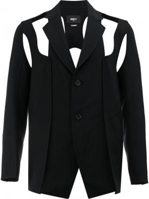Пиджак с вырезными деталями Yang Li. Цвет: чёрный