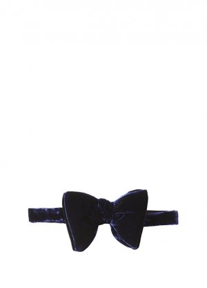 Темно-синий бархатный галстук-бабочка Tom Ford