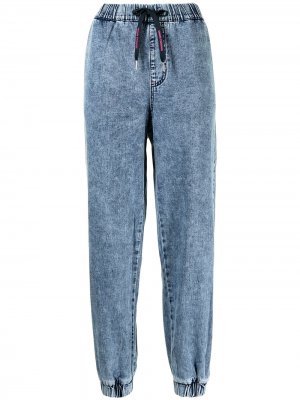 Прямые джинсы средней посадки Armani Exchange. Цвет: синий