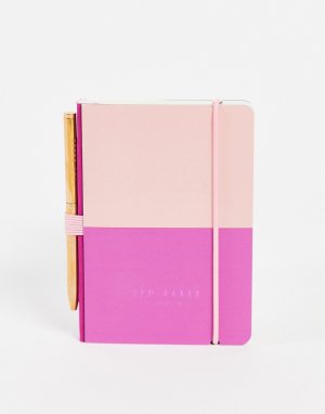 Подарочный набор из блокнота розового цвета и ручки Pendra-Розовый Ted Baker
