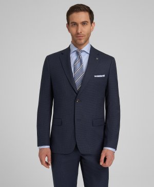 Костюмный пиджак JT1-0225-N NAVY HENDERSON. Цвет: синий
