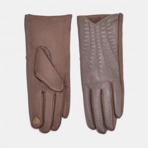 Перчатки женские, без размера Ralf Ringer. Цвет: бежевый