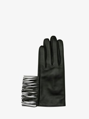 Кожаные перчатки Фригга с бахромой , черный Unmade Copenhagen