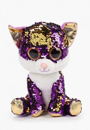 Игрушка мягкая Fancy Котёнок Аметист, 23 см. Цвет: фиолетовый