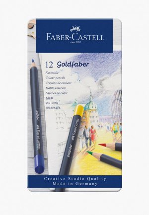 Набор карандашей Faber-Castell Goldfaber, цветные, круглые, 12 цв.. Цвет: разноцветный
