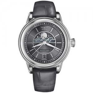 Наручные часы Douglas MoonFlight V.1.33.0.254.4, серый Aviator. Цвет: серый