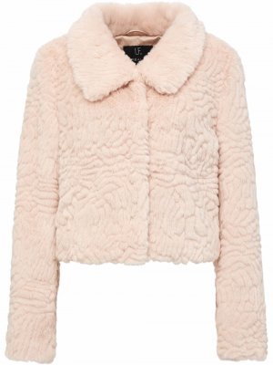 Куртка Lily из искусственного меха Unreal Fur. Цвет: розовый