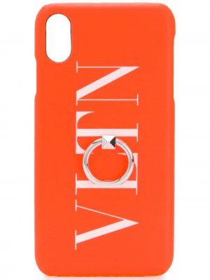Чехол для iPhone XS Max Valentino Garavani. Цвет: оранжевый