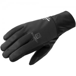 Перчатки Equipe Glove U Black/Black (US:XS) Salomon. Цвет: черный
