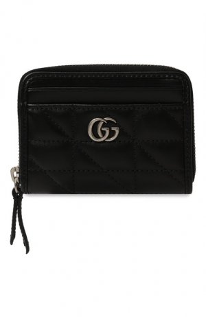 Кожаное портмоне GG Marmont 2.0 Gucci. Цвет: чёрный