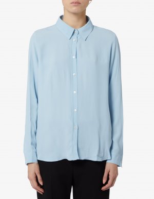 Рубашка Fornovo из смесового шелка , светло-синий EMME Marella