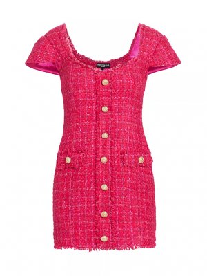 Облегающее твидовое платье Quincy , ярко-розовый Generation Love