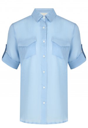 Рубашка ANTONELLI FIRENZE. Цвет: голубой