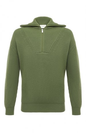 Шерстяной свитер Drole De Monsieur. Цвет: зелёный