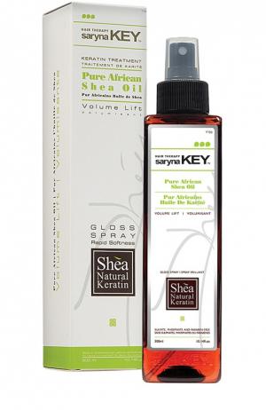 Спрей-блеск для тонких волос с маслом Ши Volume Lift Saryna Key. Цвет: бесцветный