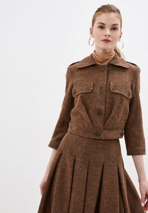 Куртка Climona. Цвет: коричневый