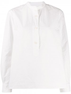 Рубашка с воротником-стойкой Margaret Howell. Цвет: белый