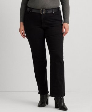 Комфортные эластичные джинсы больших размеров Bootcut , мультиколор Lauren Ralph