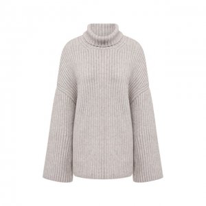 Шерстяной свитер Nanushka. Цвет: серый