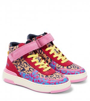 Кожаные кроссовки с леопардовым принтом, разноцветный Marc Jacobs