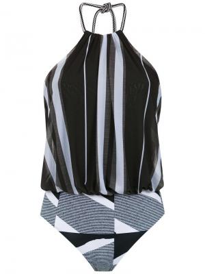 Striped bodysuit Mara Mac. Цвет: черный
