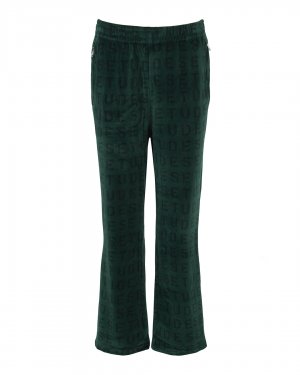 Бархатные брюки Études. Цвет: зеленый+черный