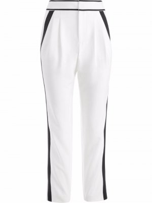 Ester seamed tapered trousers Alice+Olivia. Цвет: белый