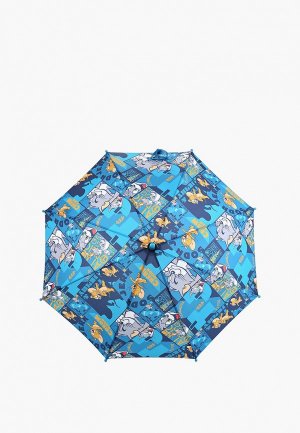 Зонт-трость PlayToday. Цвет: синий