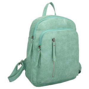 Повседневный кожаный женский рюкзак — небольшой и вместительный ORS-0102/2 OrsOro. Цвет: бежевый