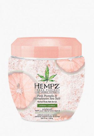 Скраб для тела Hempz Pink Pomelo & Himalayan Sea Salt Herbal Body Scrub - Помело и Гималайская соль 155 г. Цвет: разноцветный