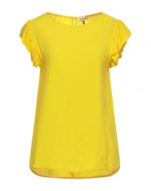 Блузка MISS. Цвет: желтый