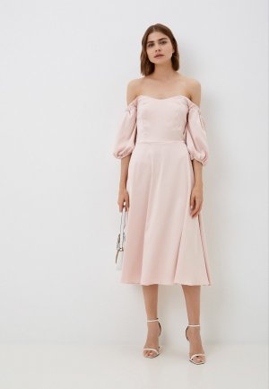 Платье Meltem Collection. Цвет: розовый