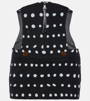 Мини-юбка из натуральной шерсти в горошек пеноматериала , мультиколор Vivienne Westwood