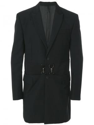 Пиджак удлиненный D.Gnak. Цвет: черный