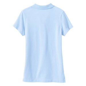 Женская сетчатая рубашка-поло в школьной форме Lands' End для девочек 2–20 лет Lands'