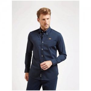 Рубашка мужская, , модель: CCMC02, цвет: синий, размер: 54 La Martina. Цвет: синий