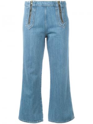 Расклешенные джинсы Arrow Mih Jeans. Цвет: синий