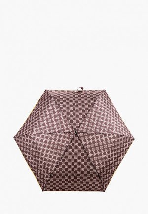 Зонт складной Braccialini. Цвет: коричневый